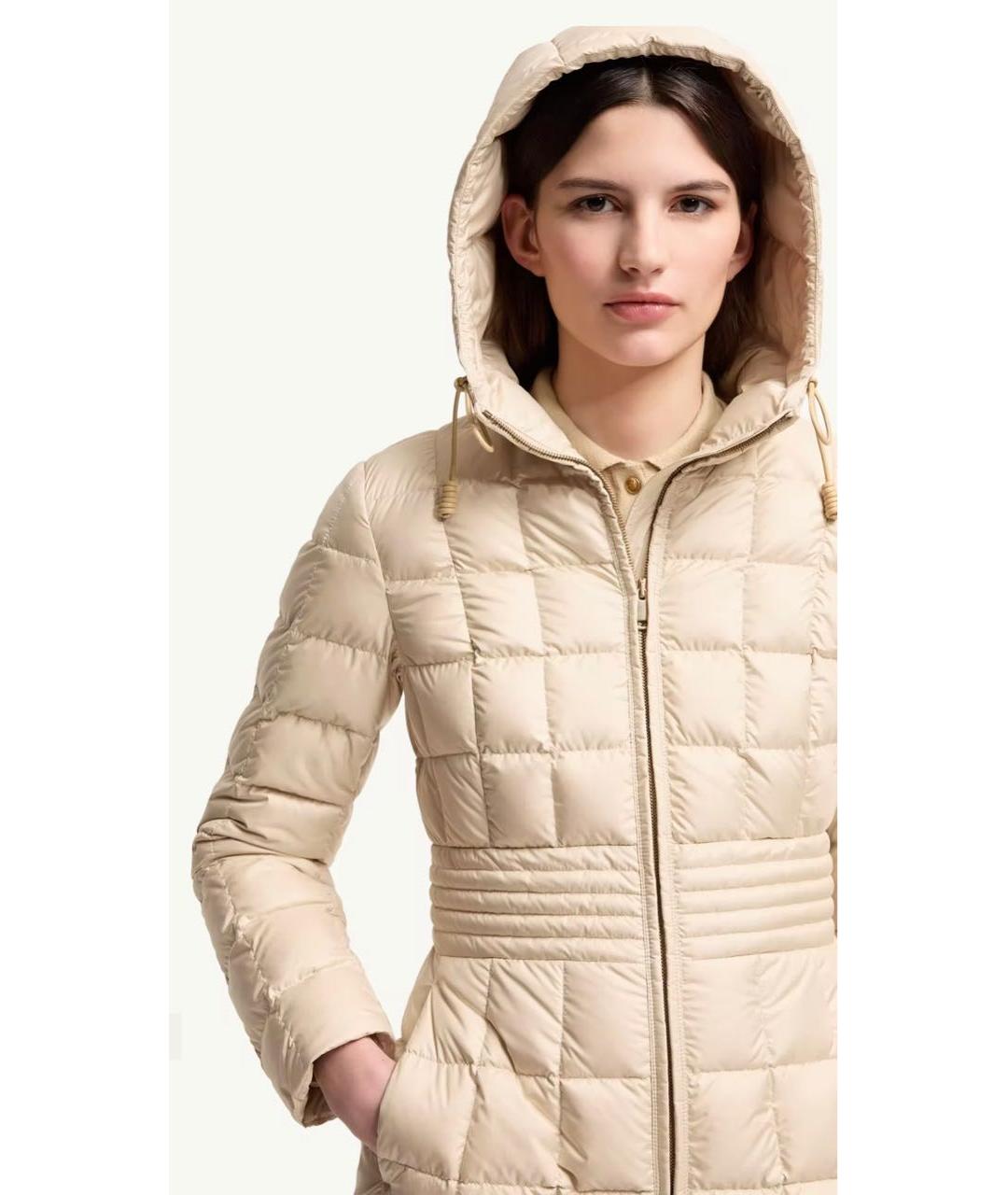 MONCLER Бежевая куртка, фото 4