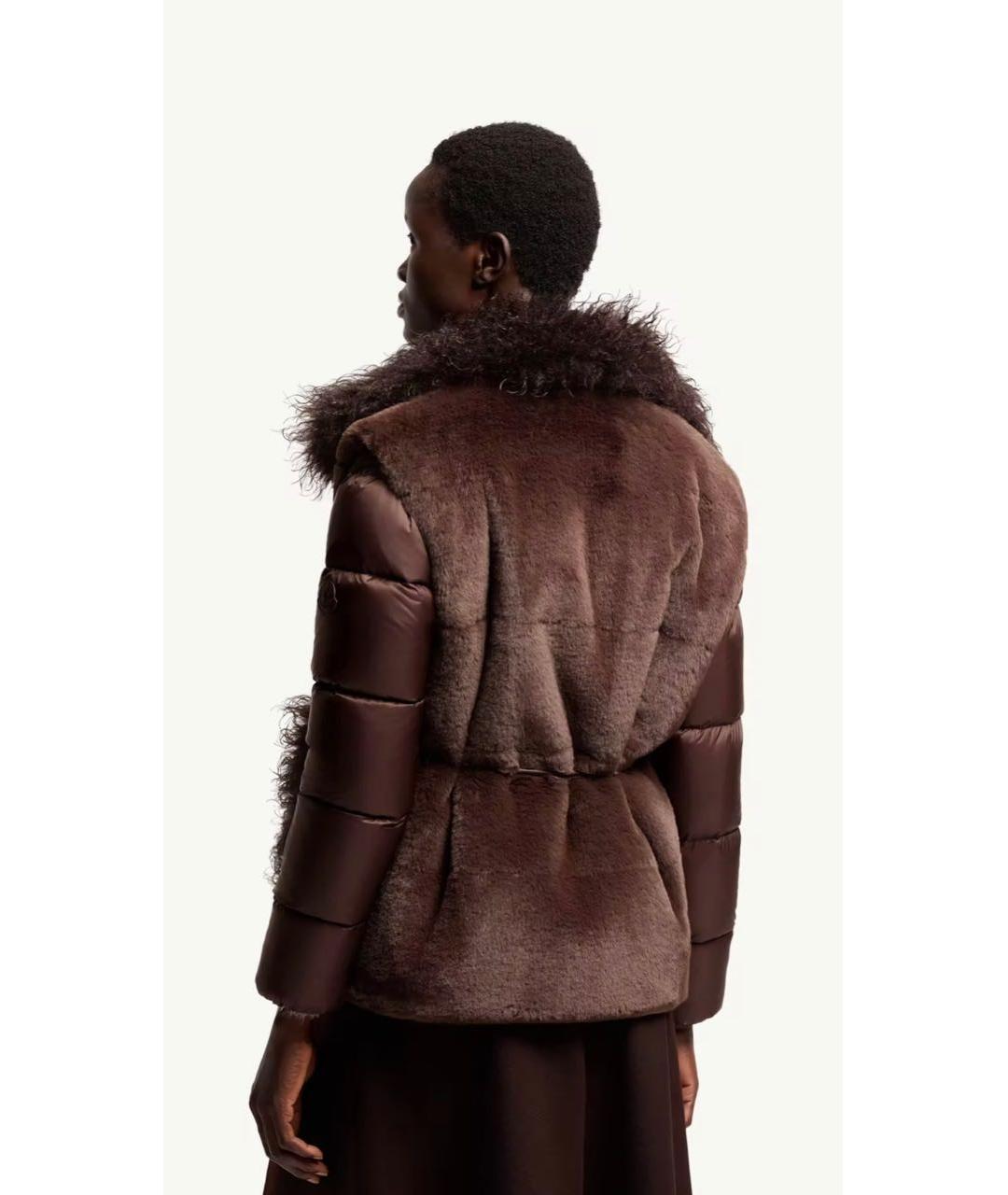 MONCLER Коричневая куртка, фото 3