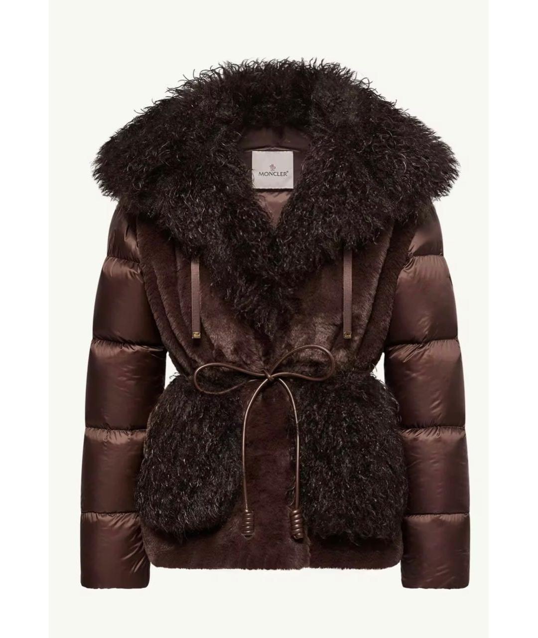 MONCLER Коричневая куртка, фото 6