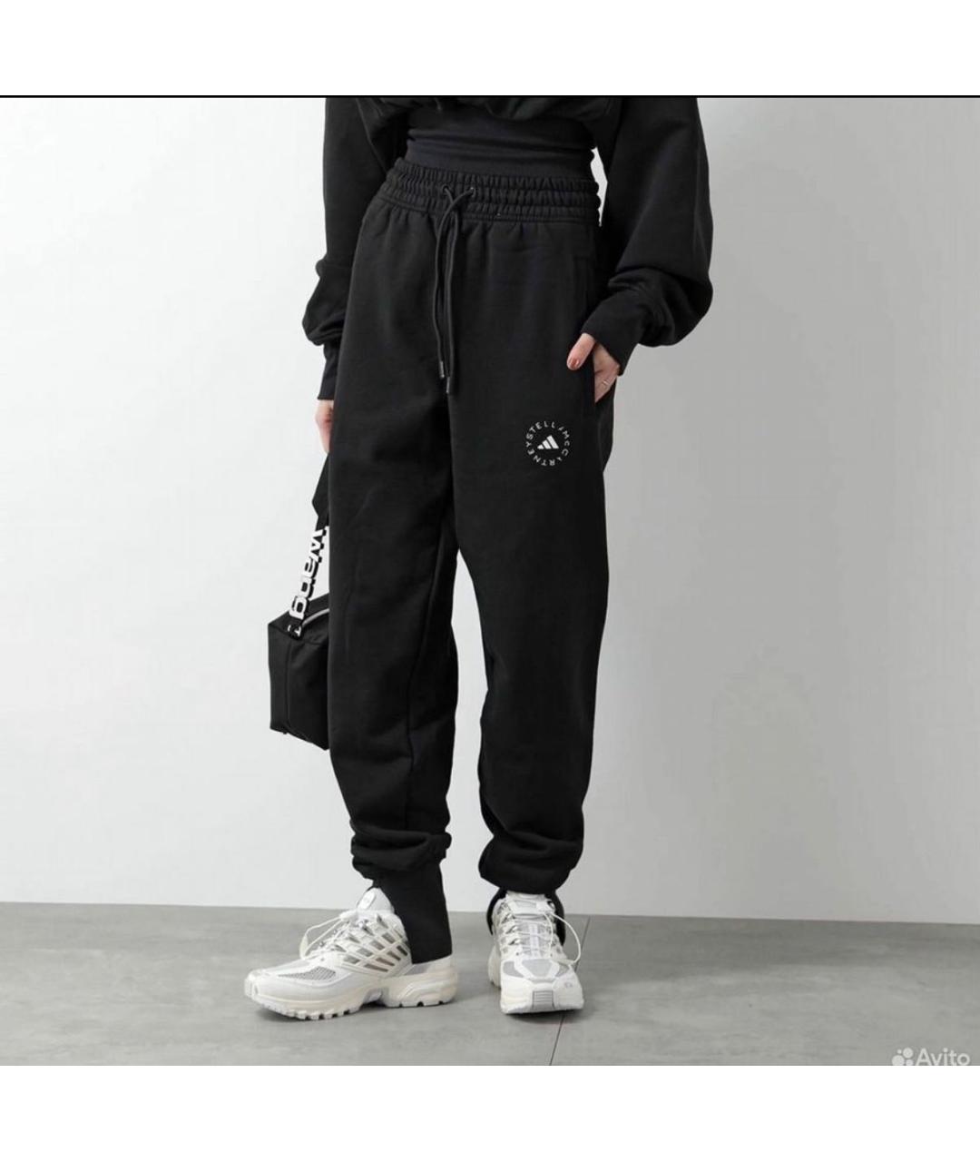 ADIDAS BY STELLA MCCARTNEY Черные спортивные брюки и шорты, фото 3