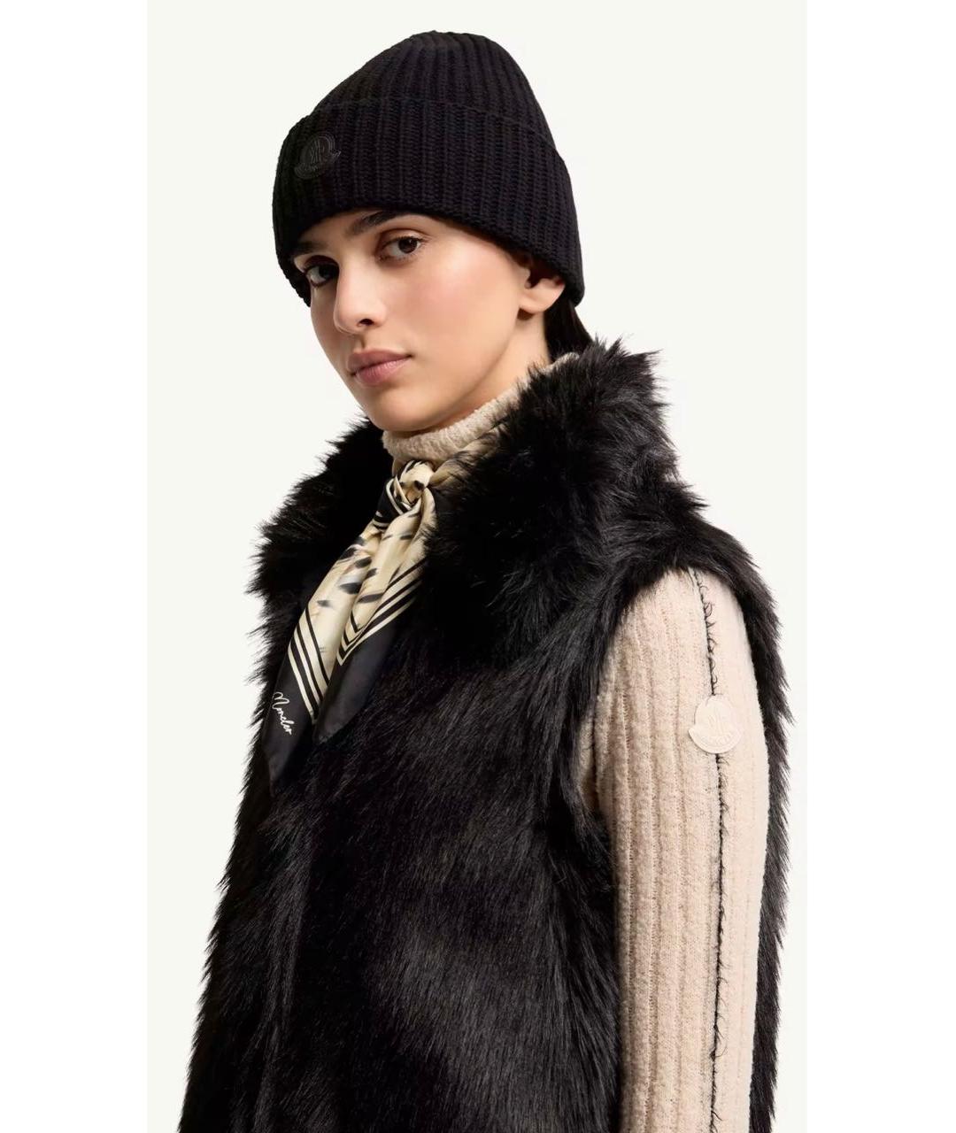 MONCLER Черная куртка, фото 2