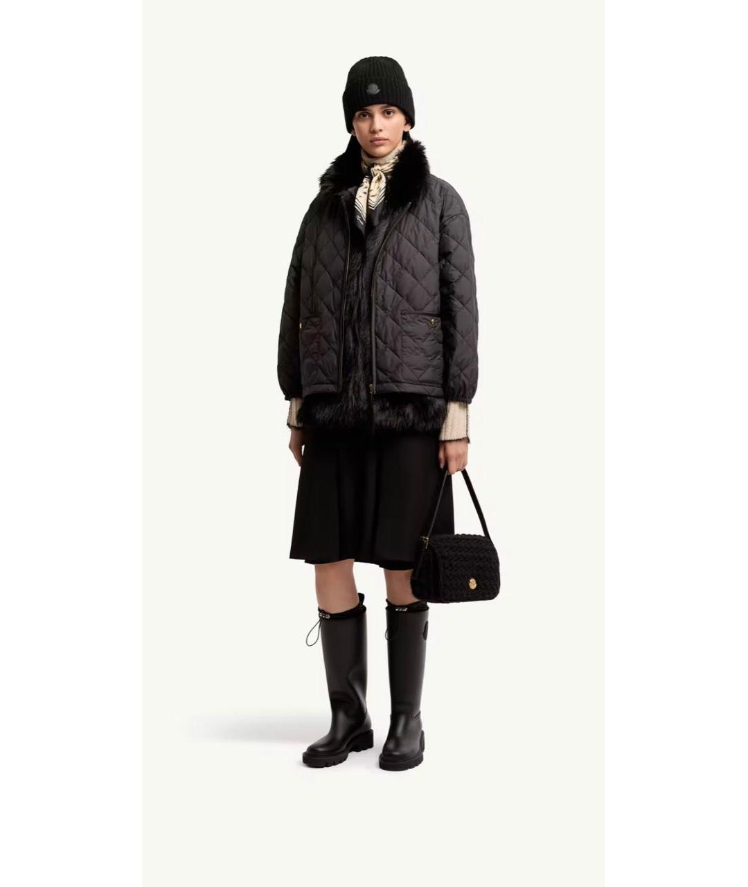 MONCLER Черная куртка, фото 3