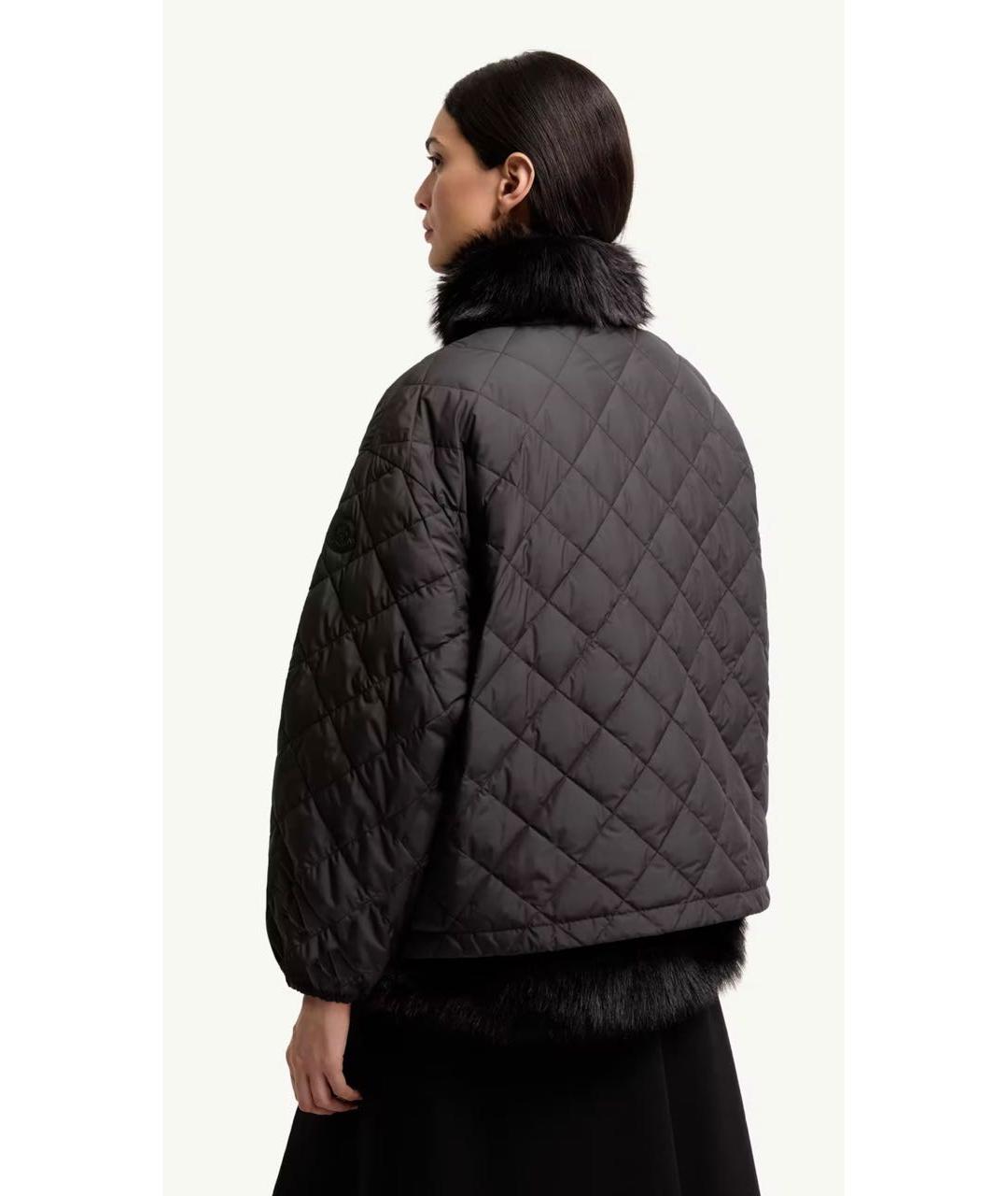 MONCLER Черная куртка, фото 5