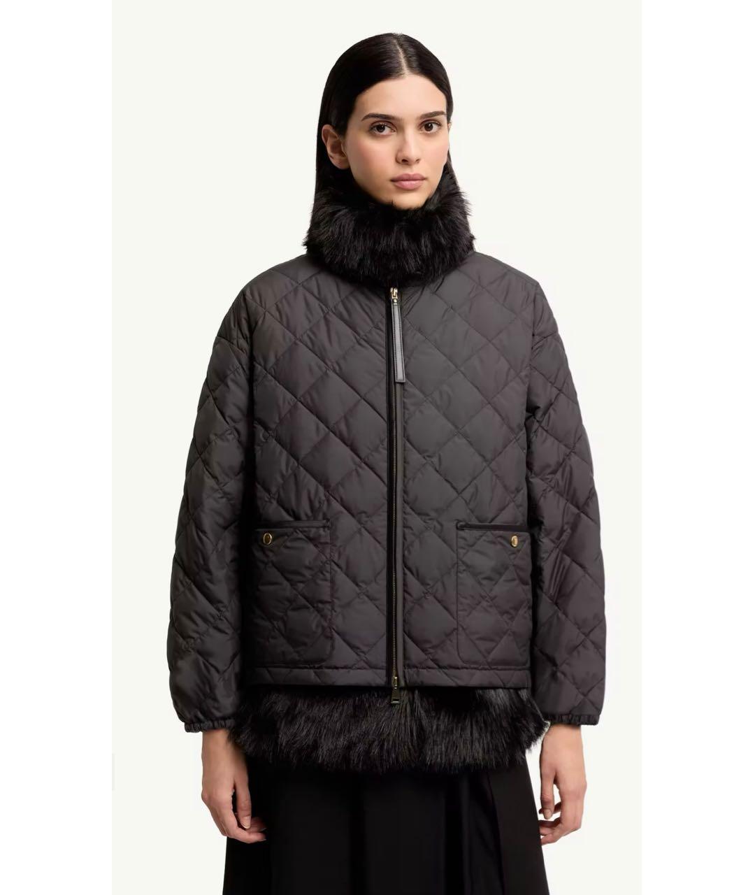 MONCLER Черная куртка, фото 4