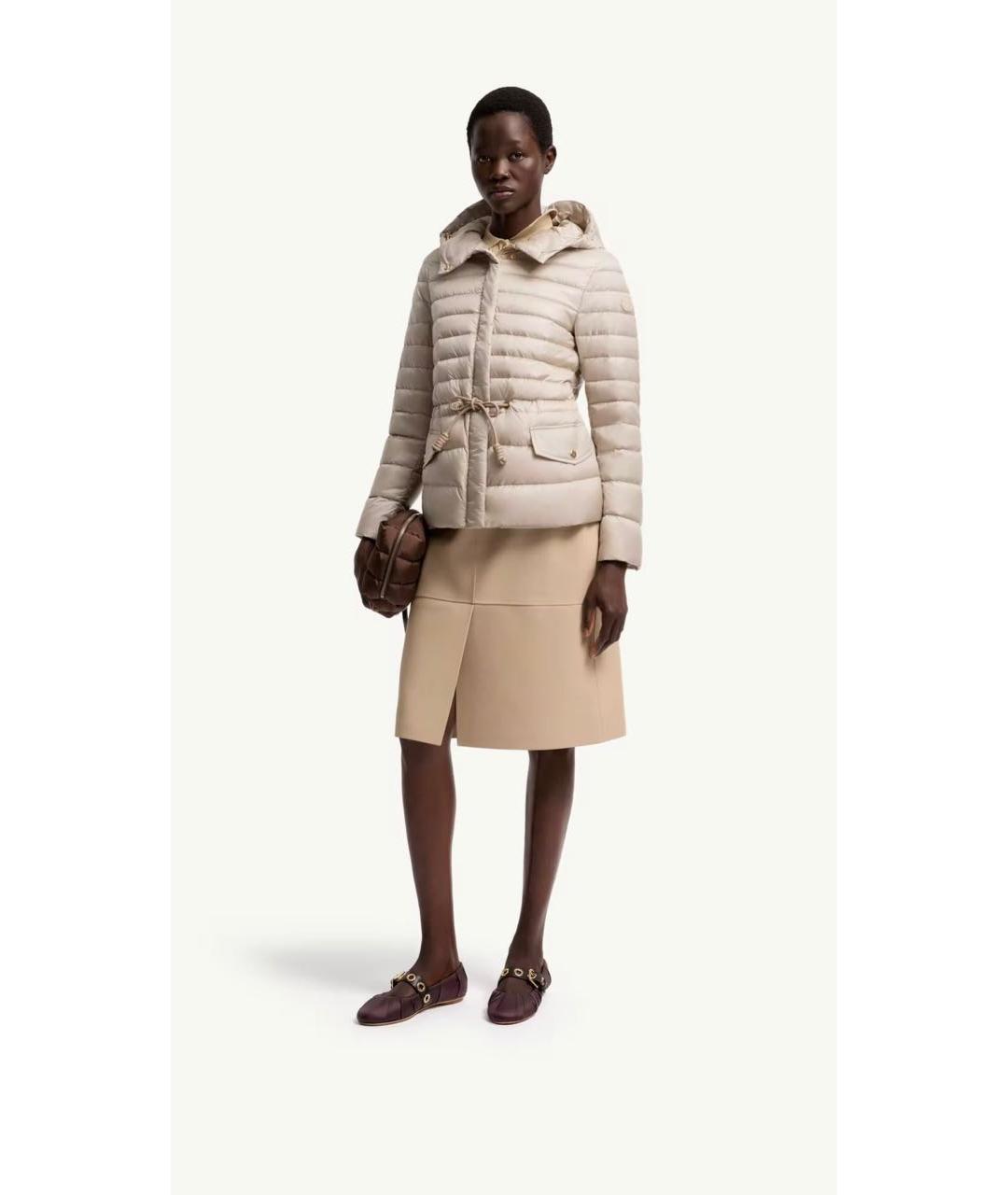 MONCLER Бежевая куртка, фото 4