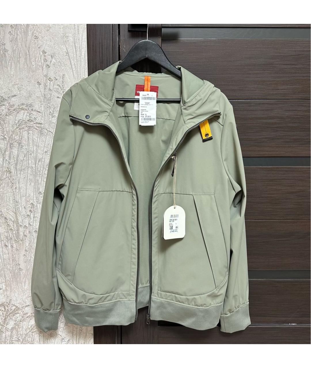 PARAJUMPERS Зеленая полиамидовая куртка, фото 9