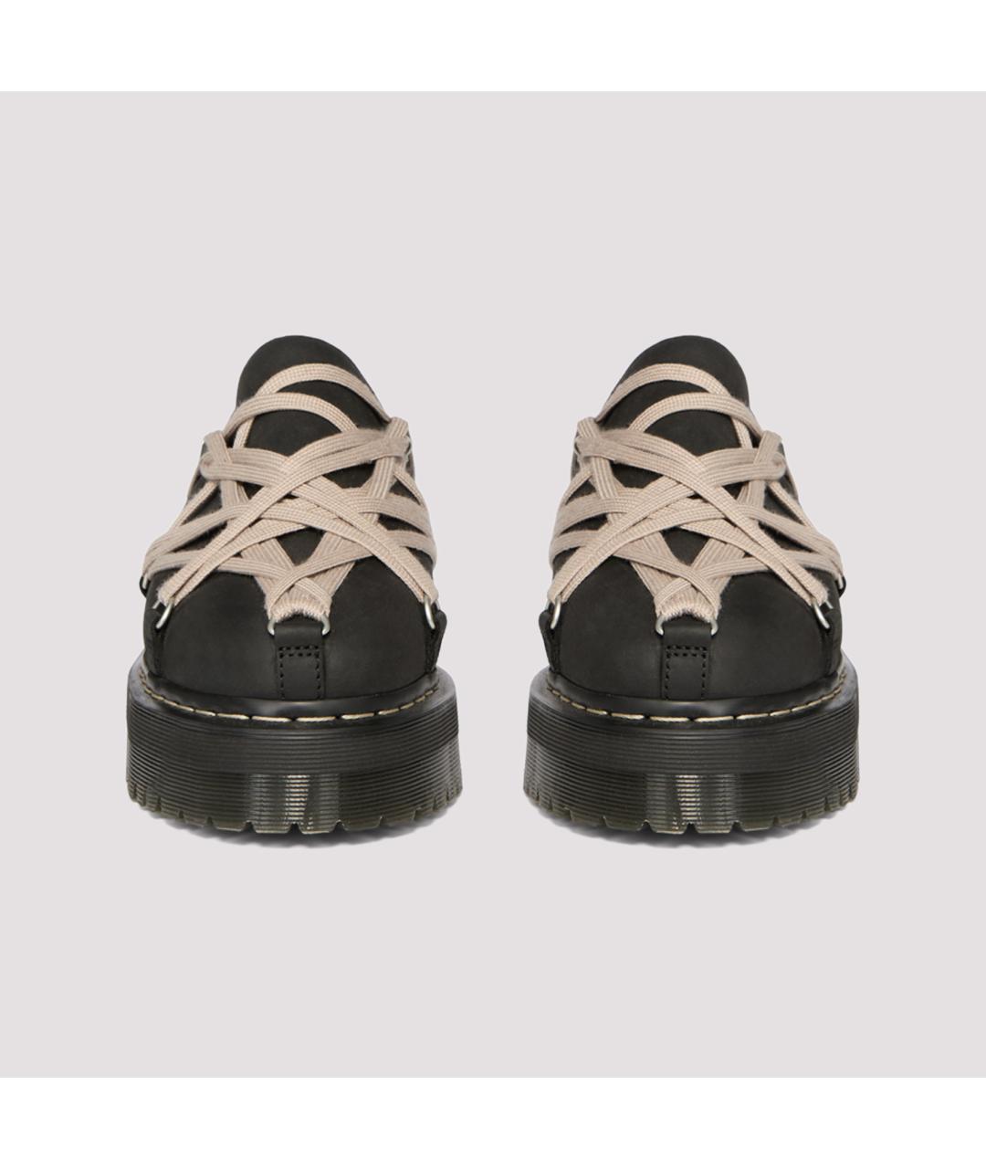 DR. MARTENS Черные кожаные сабо, фото 5