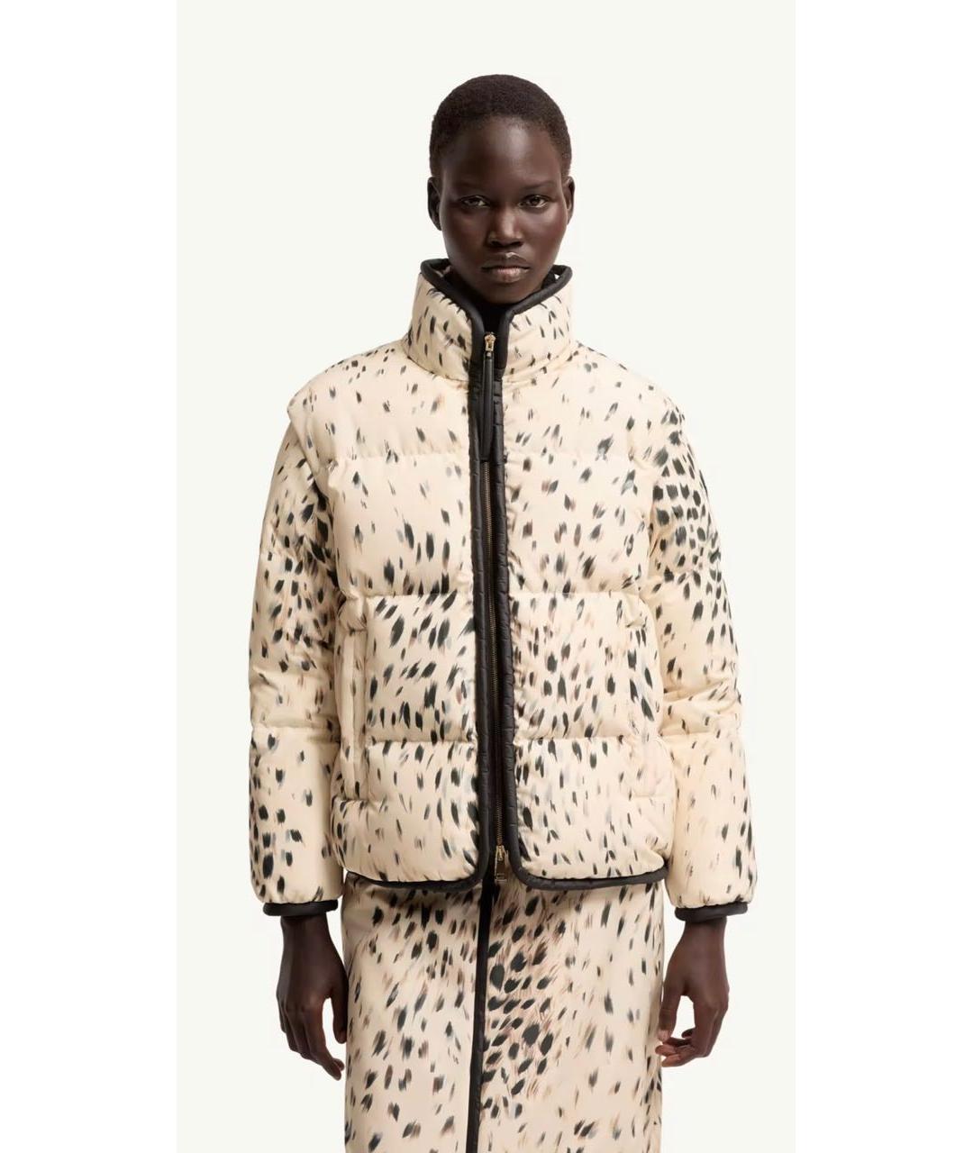 MONCLER Бежевая куртка, фото 2