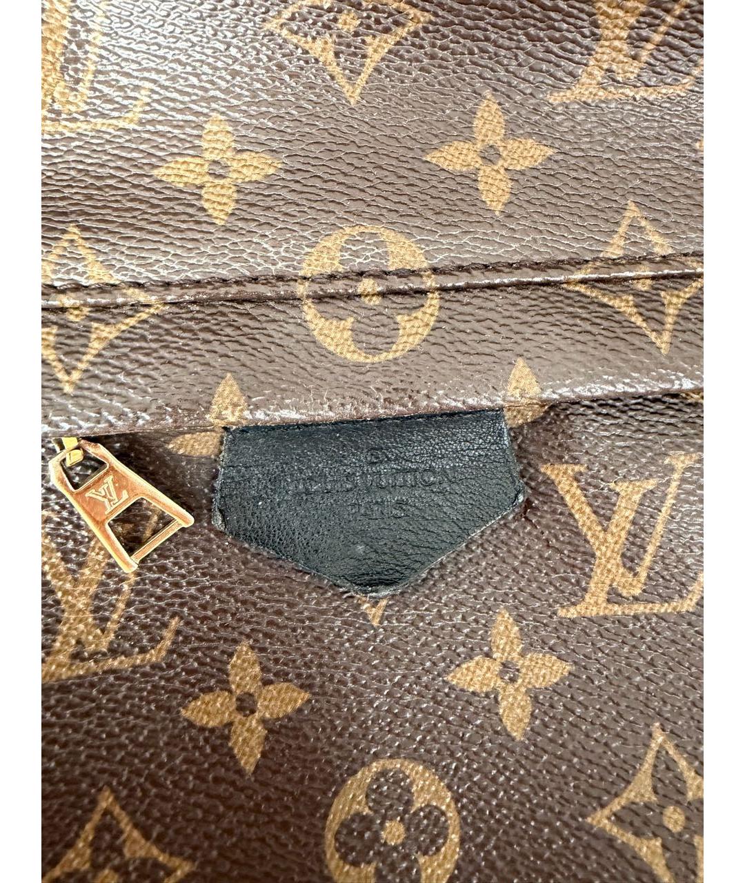 LOUIS VUITTON Коричневый хлопковый рюкзак, фото 5
