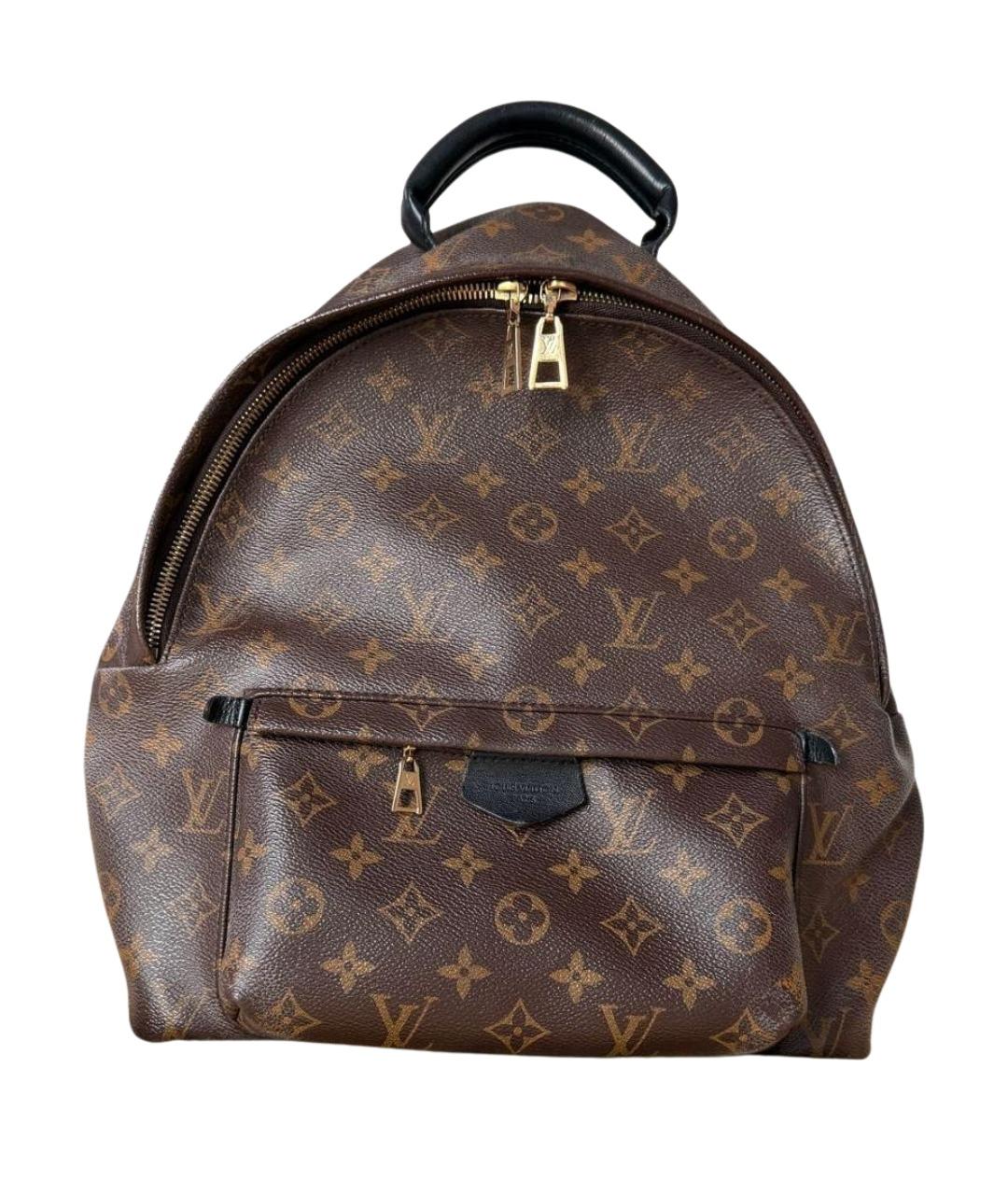LOUIS VUITTON Коричневый хлопковый рюкзак, фото 1