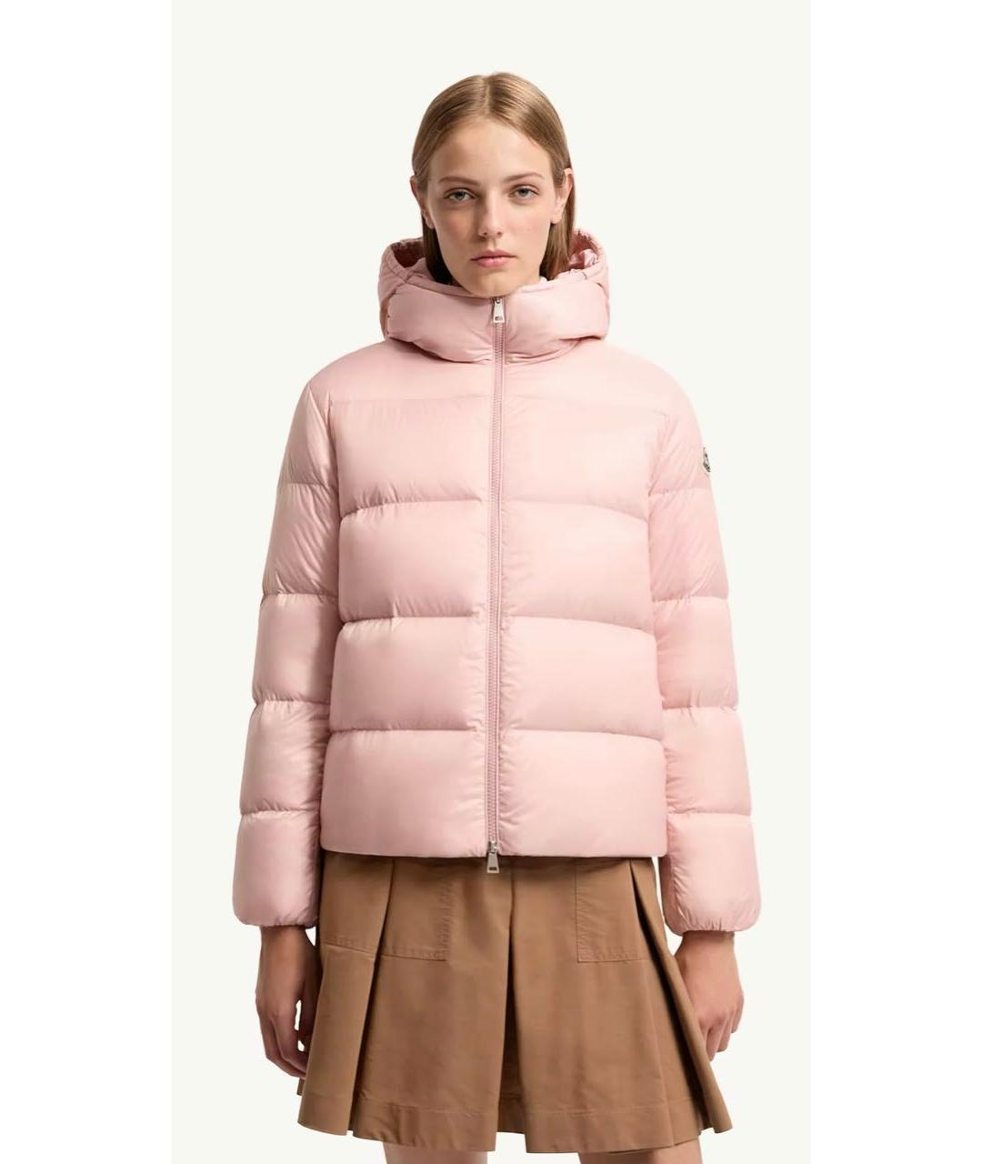 MONCLER Розовая куртка, фото 2