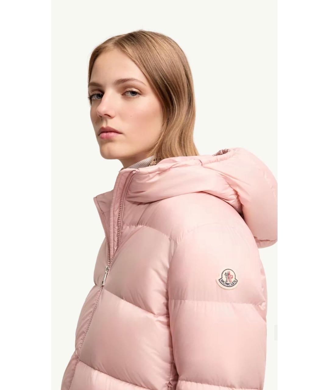 MONCLER Розовая куртка, фото 4