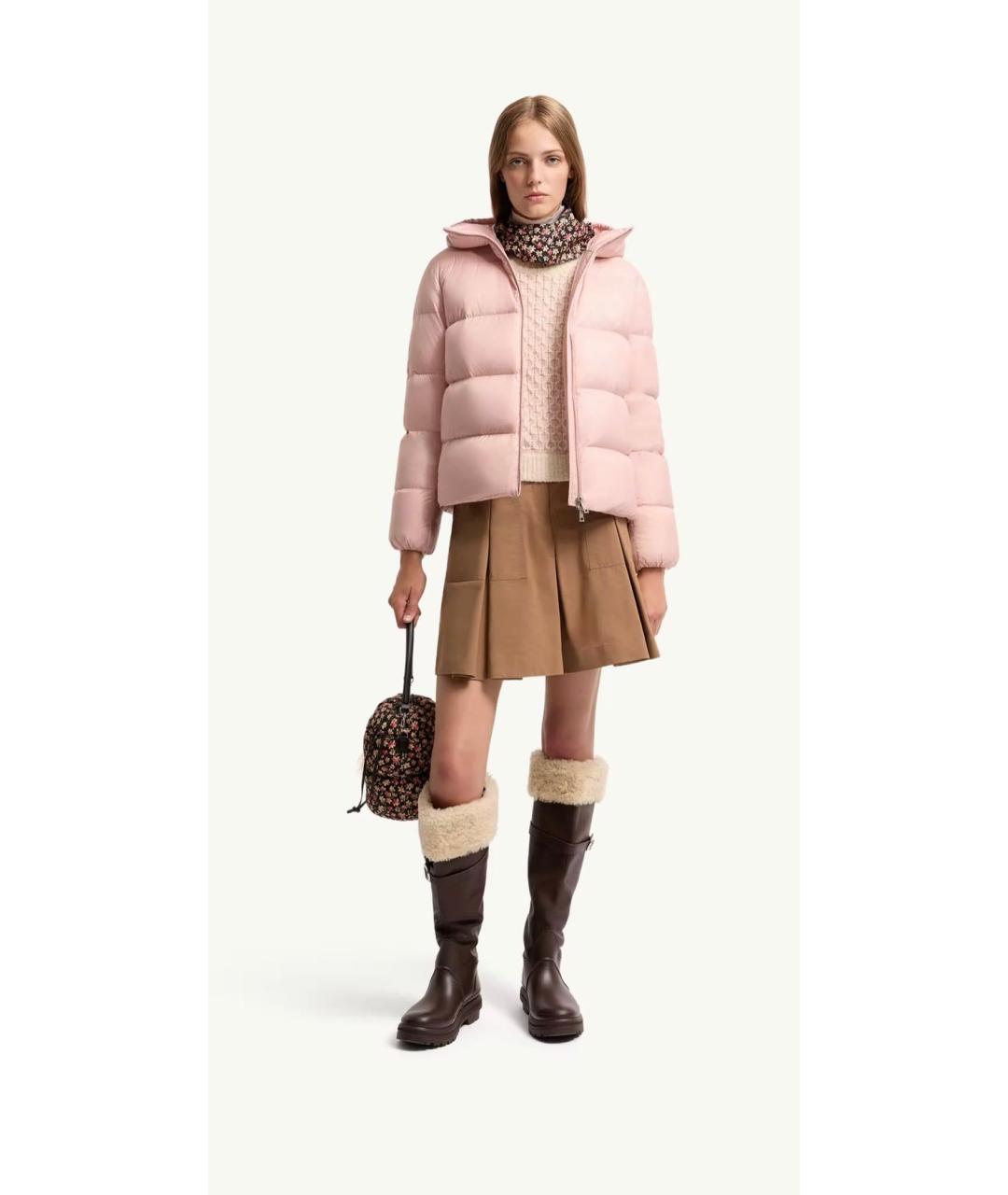 MONCLER Розовая куртка, фото 5