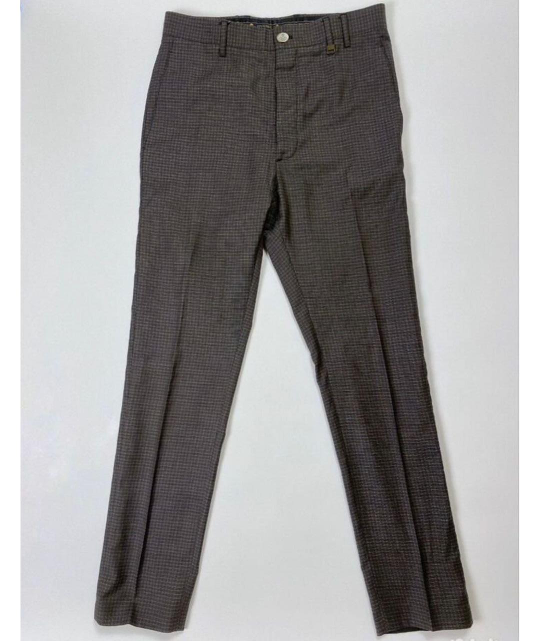 VIVIENNE WESTWOOD Мульти шерстяные классические брюки, фото 5
