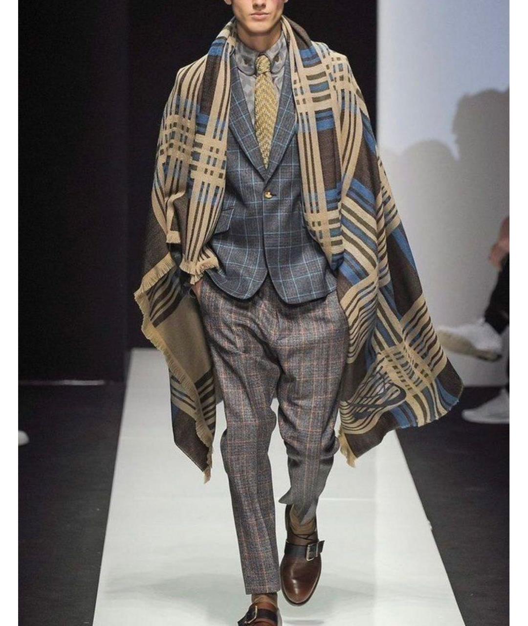 VIVIENNE WESTWOOD Мульти шерстяные классические брюки, фото 3