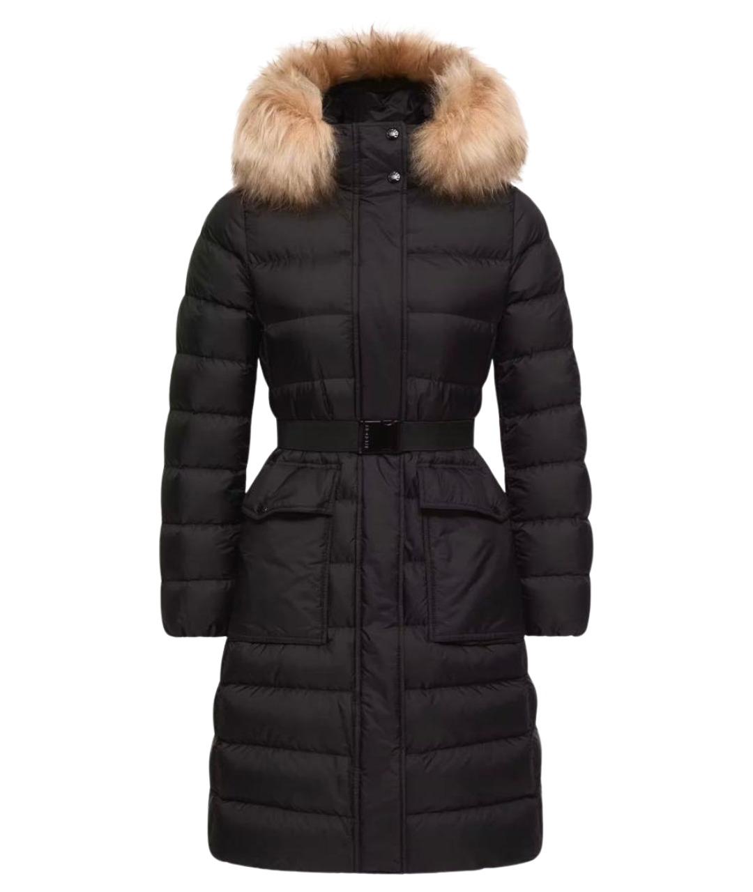 MONCLER Черный пуховик, фото 1