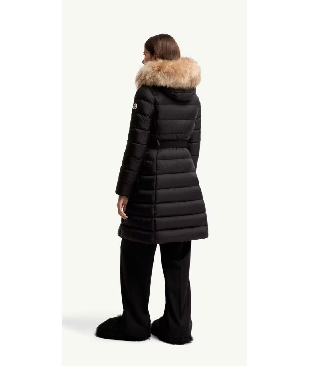 MONCLER Черный пуховик, фото 3