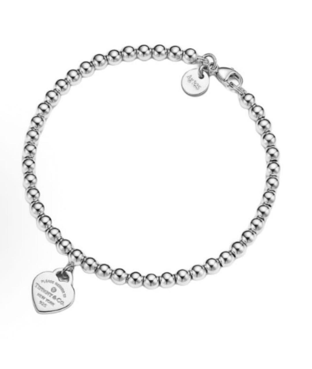 TIFFANY&CO Бирюзовый серебряный браслет, фото 2