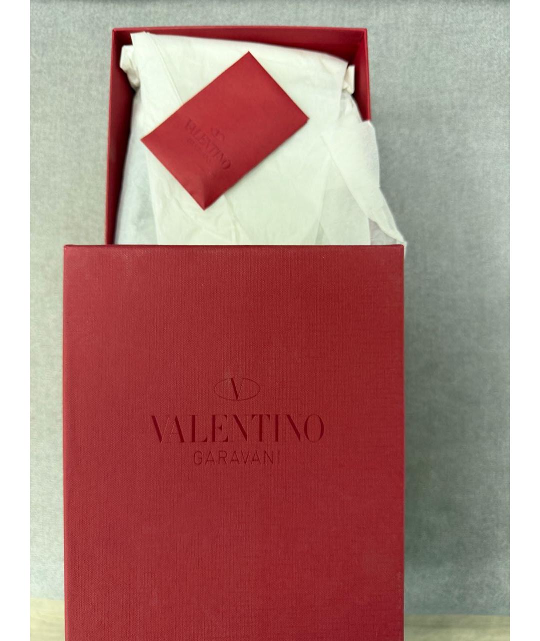 VALENTINO Черные кожаные мюли, фото 7