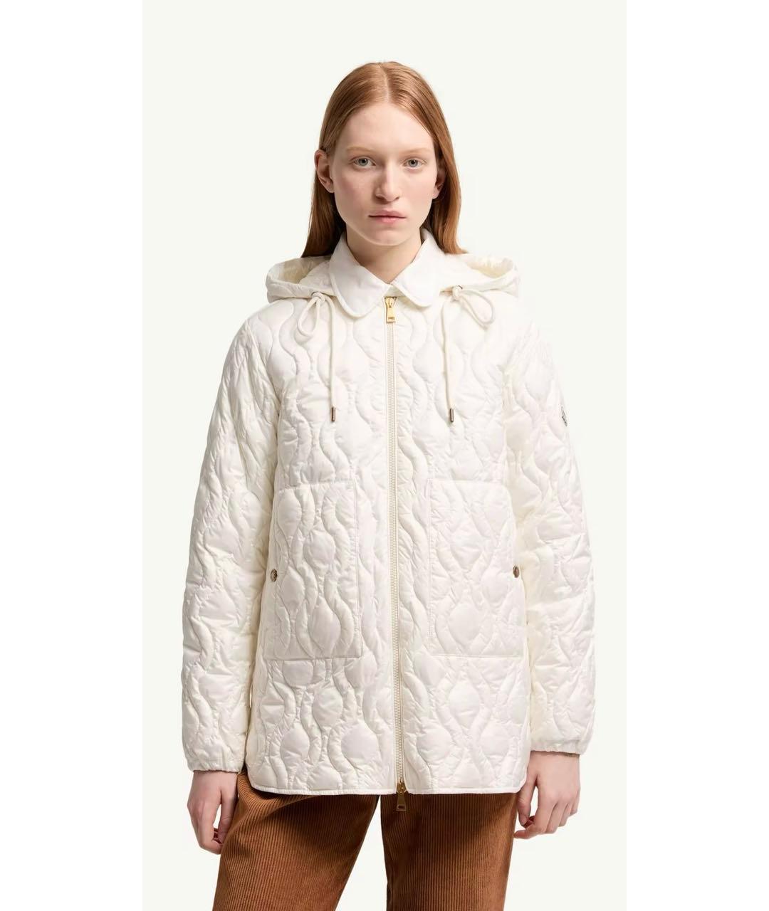 MONCLER Белая куртка, фото 2