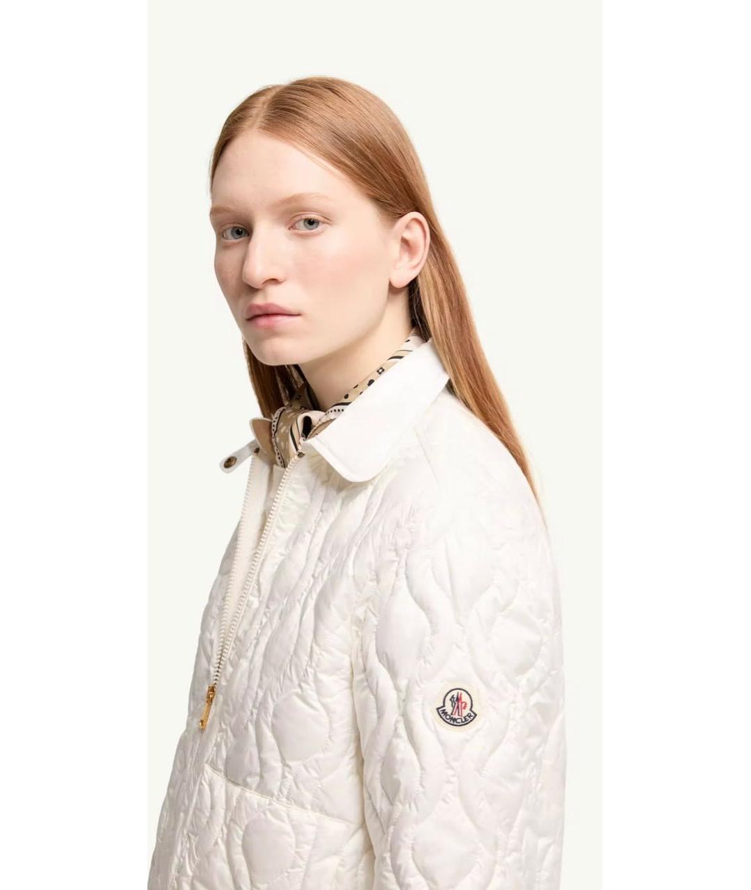 MONCLER Белая куртка, фото 5