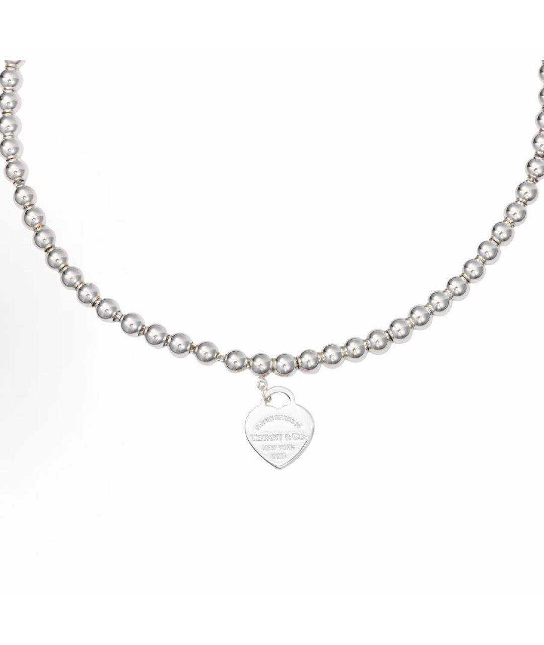TIFFANY&CO Розовый серебряный браслет, фото 2