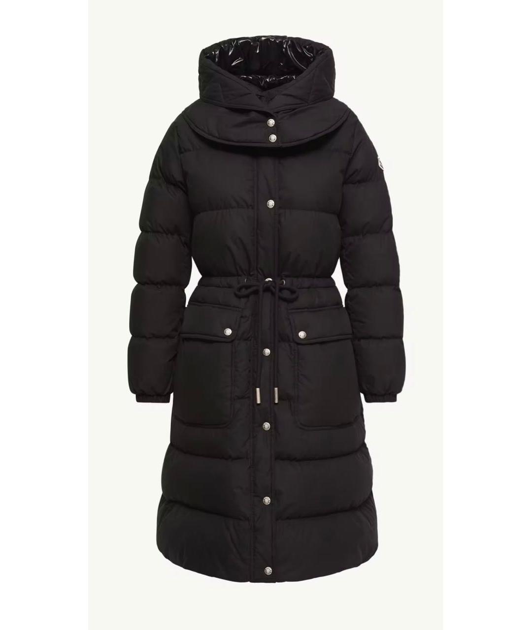MONCLER Черный пуховик, фото 6