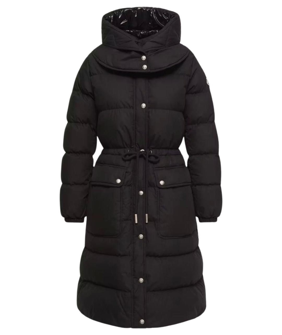 MONCLER Черный пуховик, фото 1