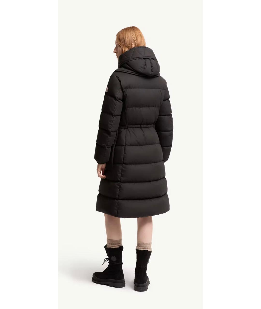 MONCLER Черный пуховик, фото 5