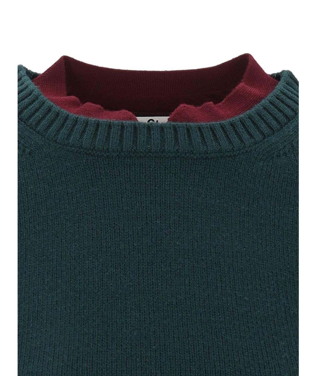 ACNE STUDIOS Зеленый шерстяной джемпер / свитер, фото 4