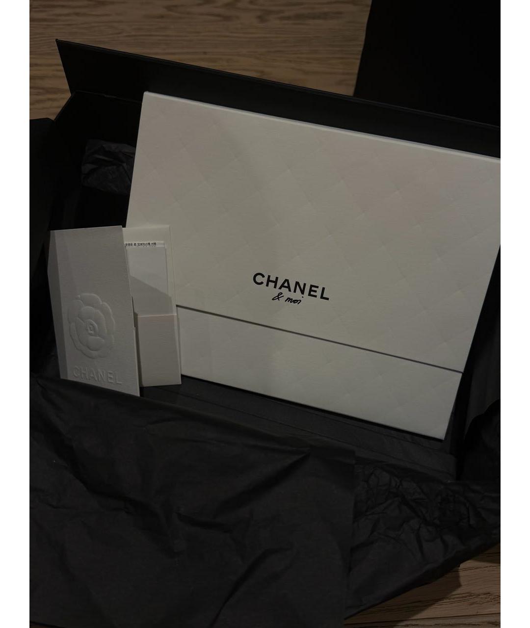 CHANEL Бежевая кожаная сумка через плечо, фото 6