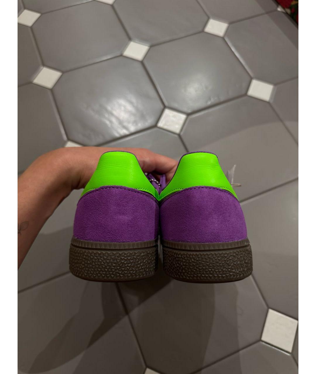 ADIDAS Фиолетовые замшевые кеды, фото 4