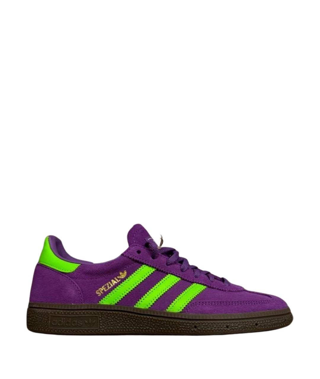 ADIDAS Фиолетовые замшевые кеды, фото 1