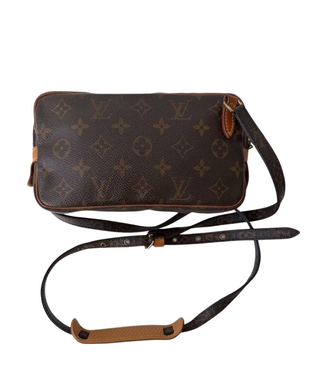 LOUIS VUITTON Коричневая сумка через плечо из канвы, фото 1