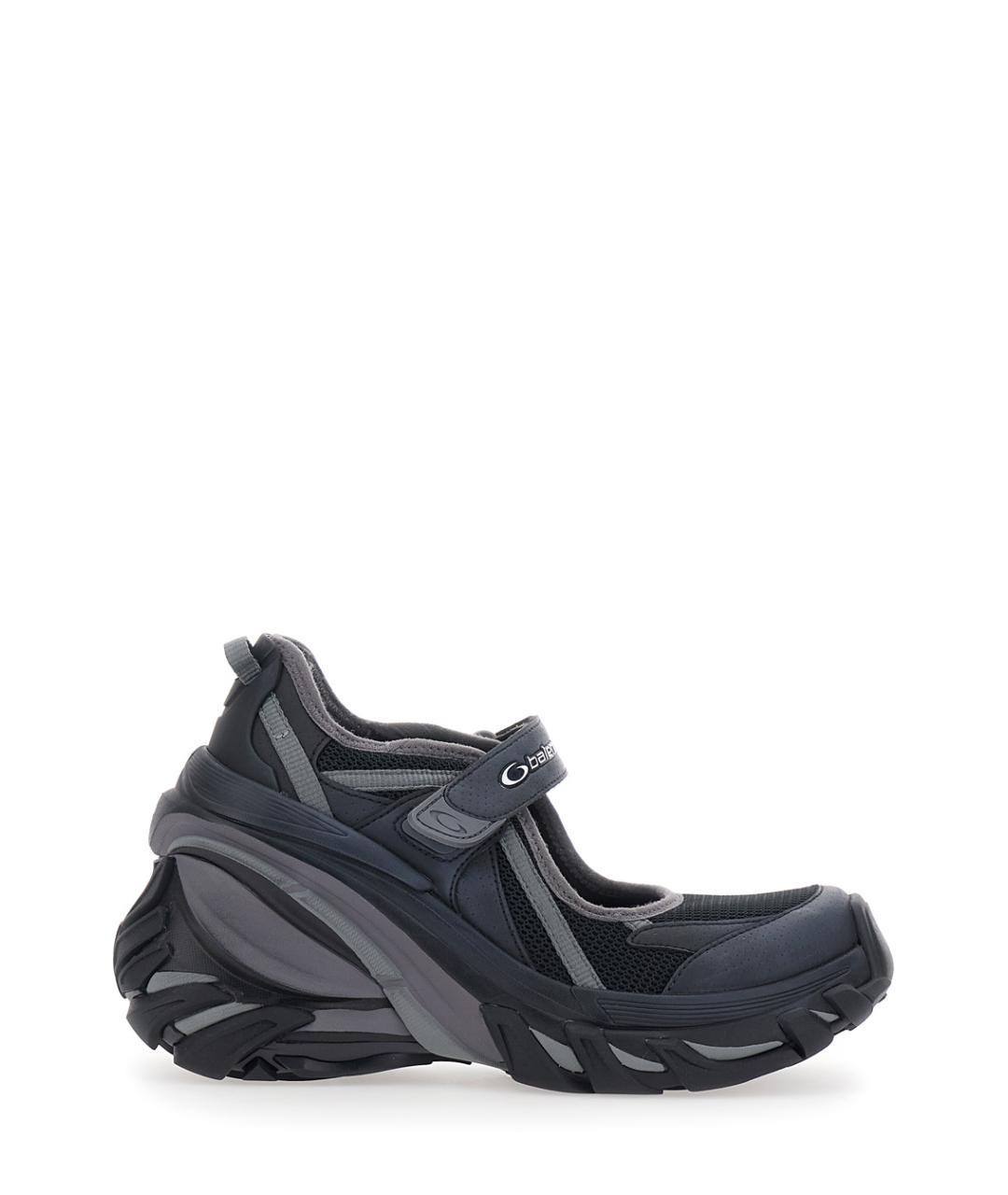 BALENCIAGA Черные синтетические кроссовки, фото 5