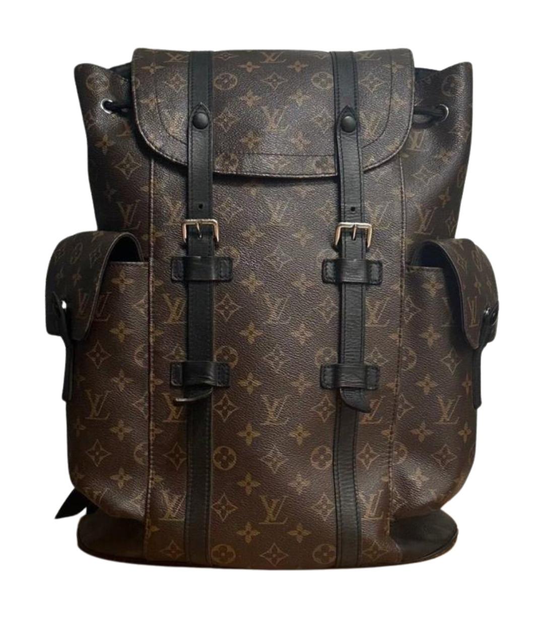 LOUIS VUITTON Коричневый рюкзак из канвы, фото 1