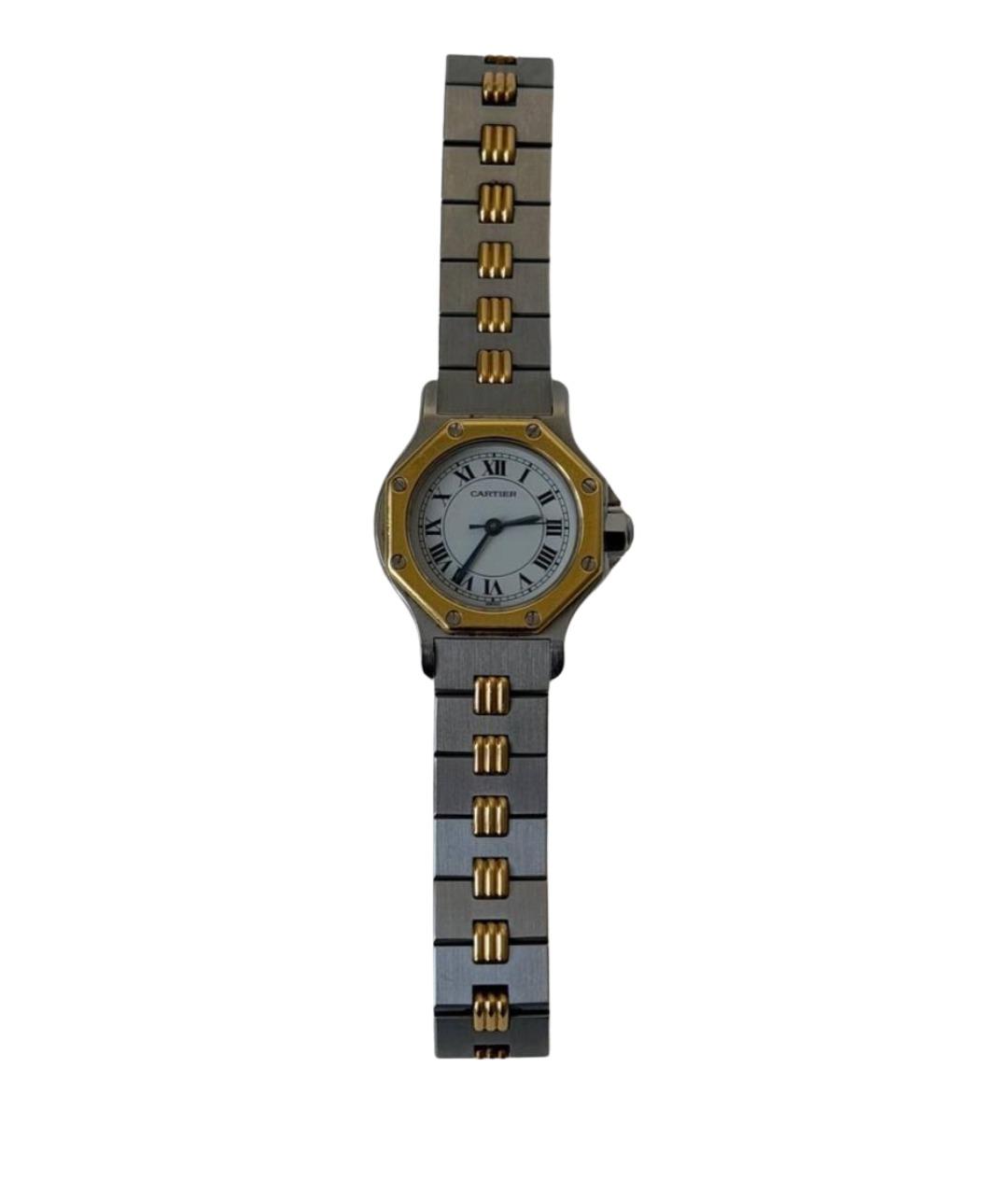 CARTIER Серебряные часы из желтого золота, фото 1