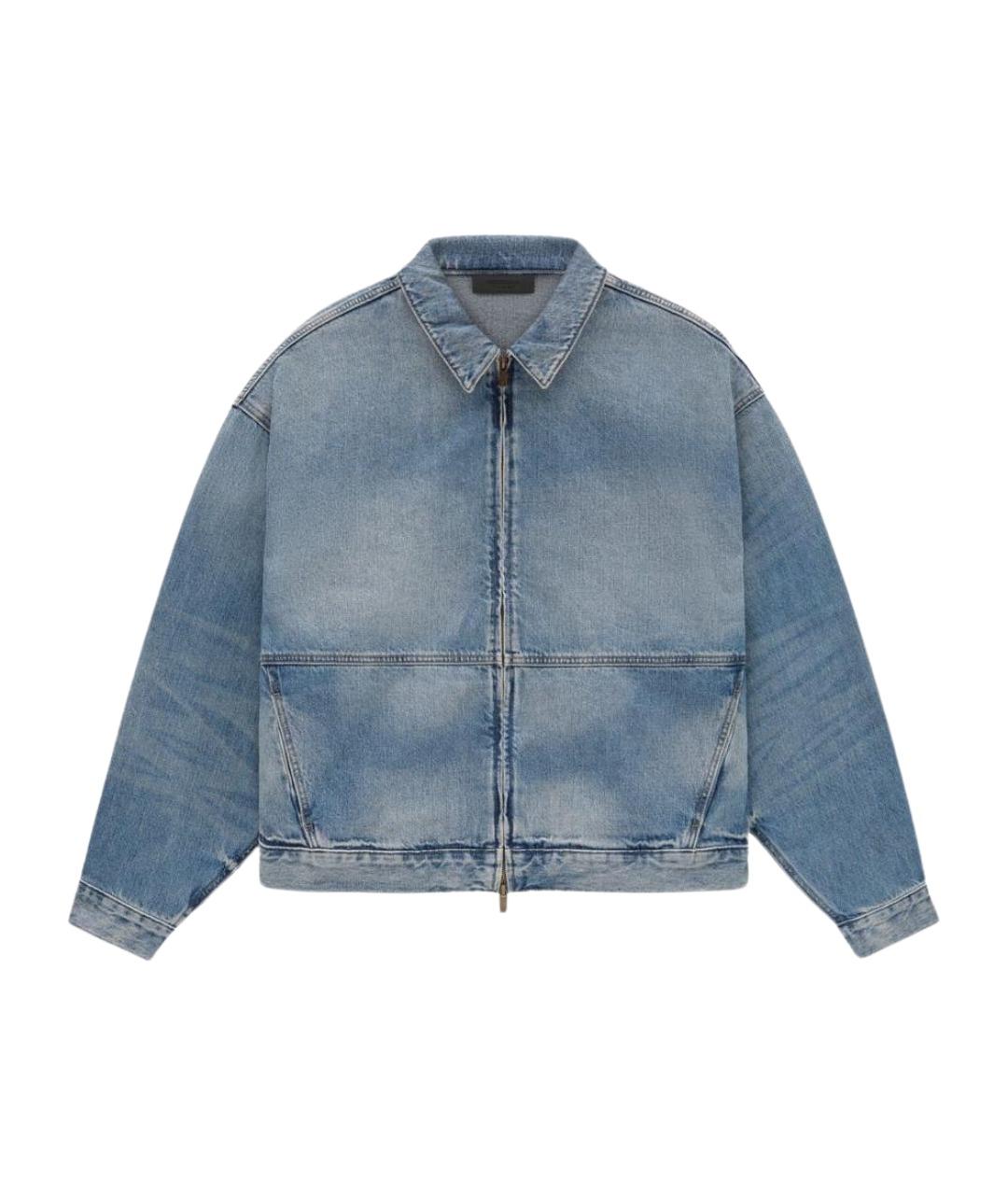 FEAR OF GOD ESSENTIALS Синяя деним куртка, фото 1