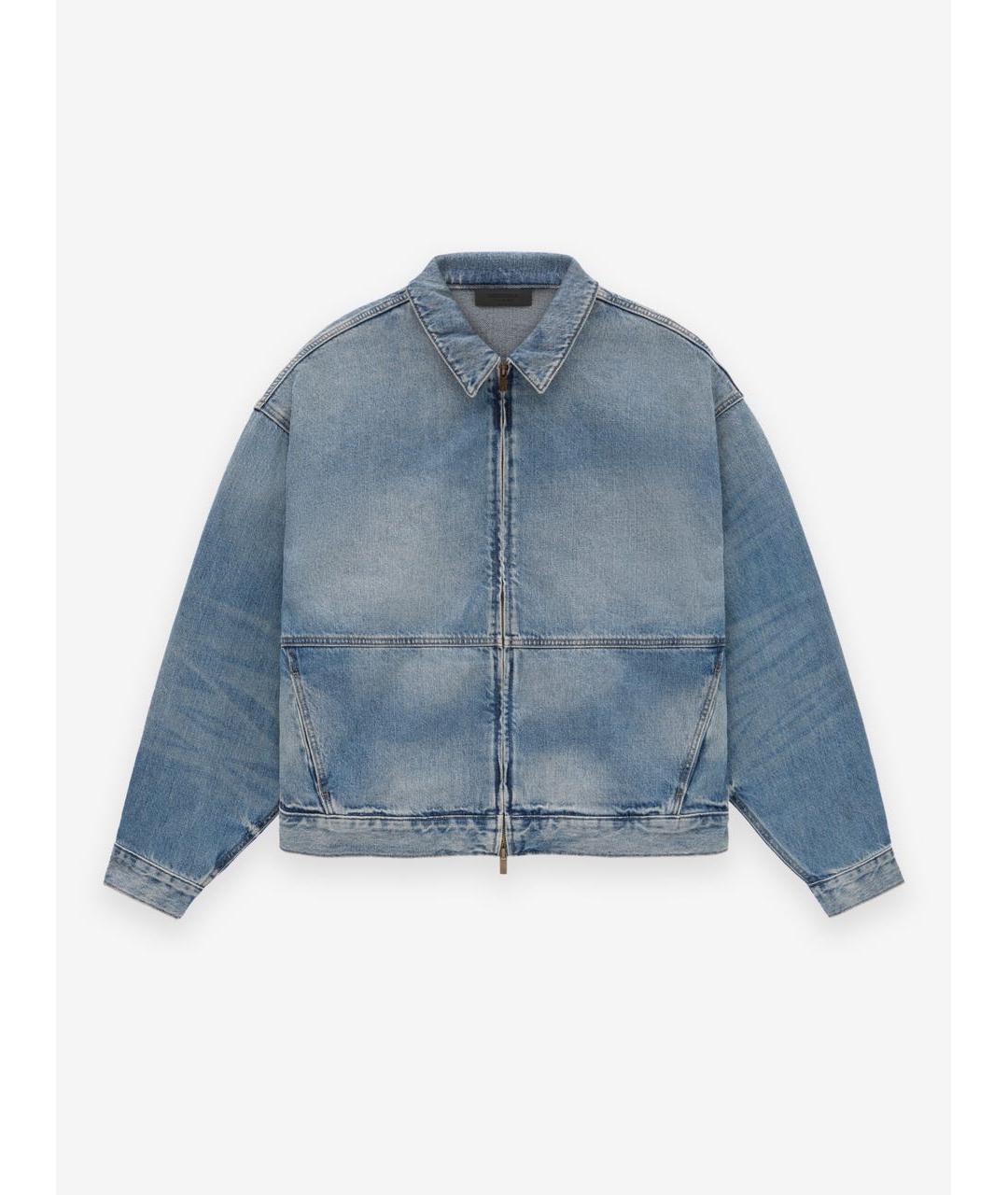 FEAR OF GOD ESSENTIALS Синяя деним куртка, фото 4
