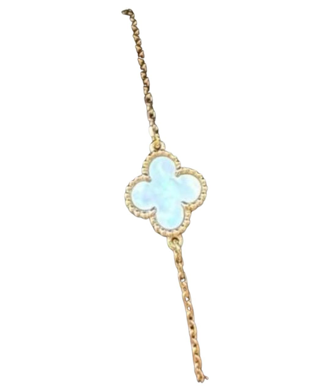 VAN CLEEF & ARPELS Белый браслет из желтого золота, фото 1