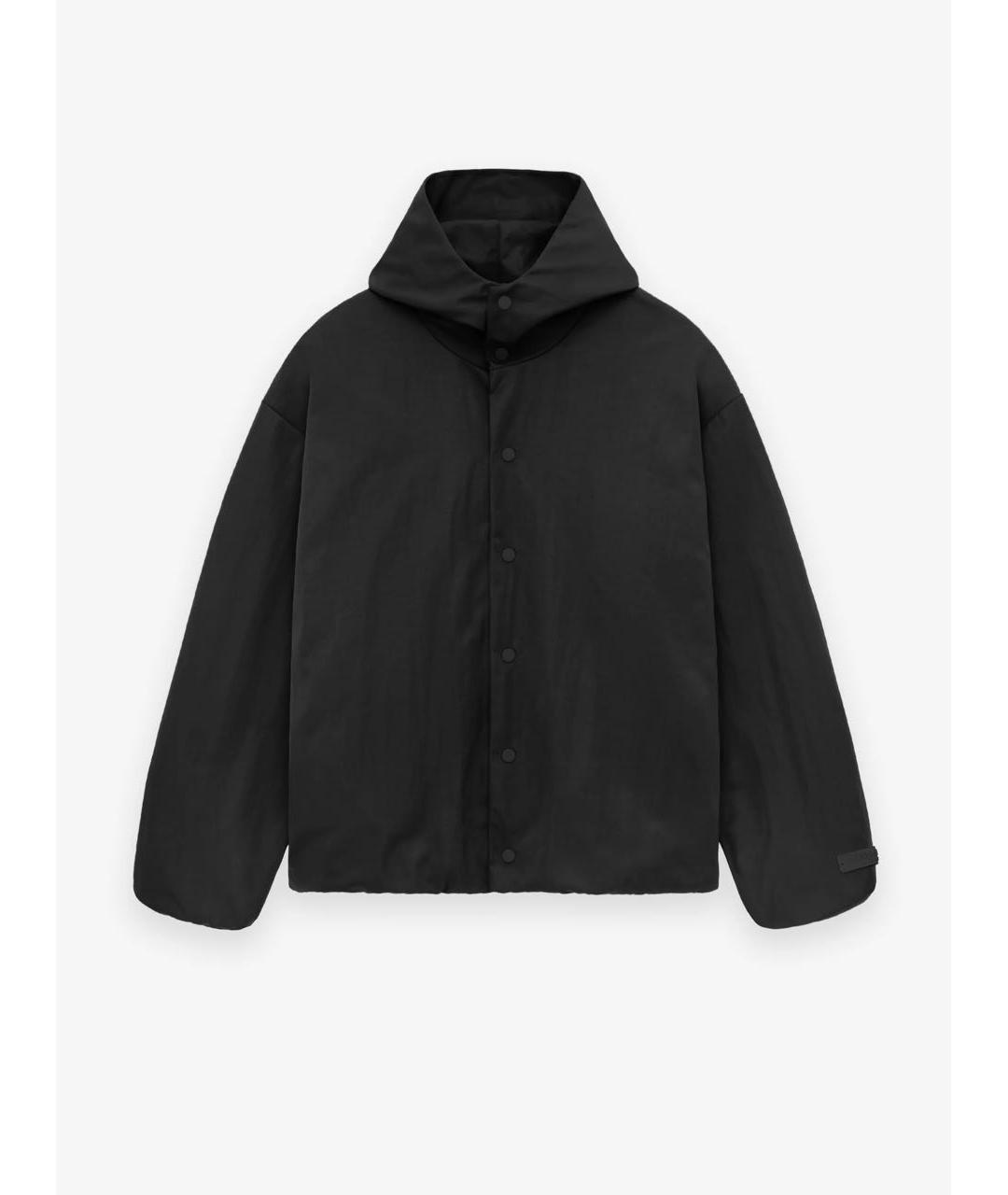 FEAR OF GOD ESSENTIALS Черная нейлоновая куртка, фото 4