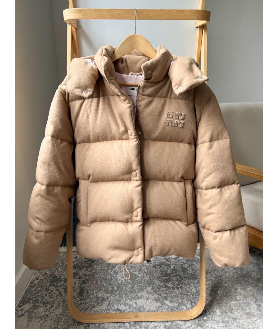 MIU MIU Бежевая куртка, фото 6