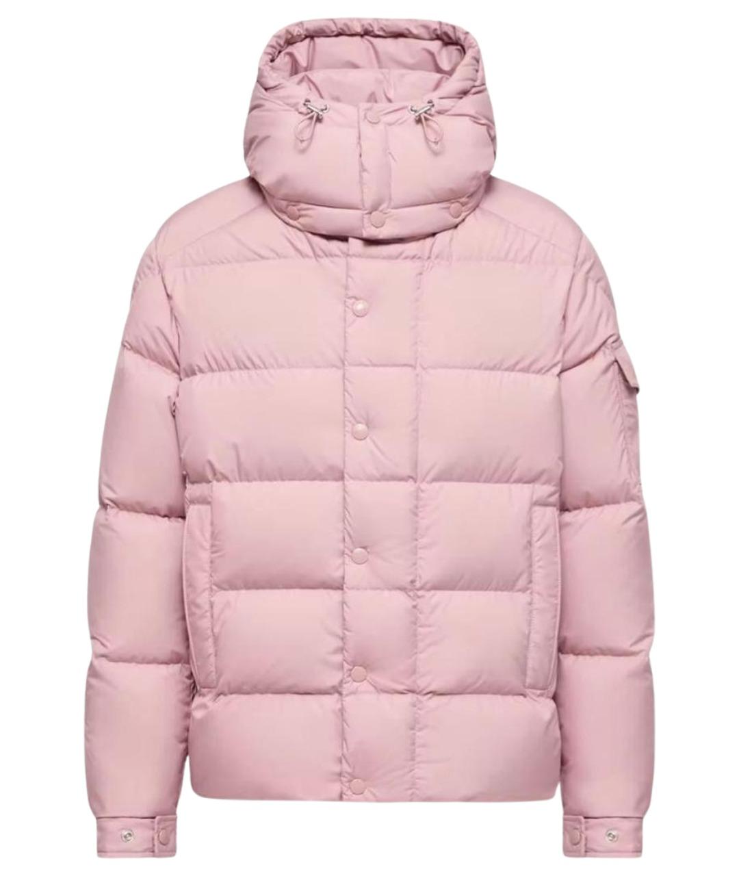 MONCLER Розовый пуховик, фото 1