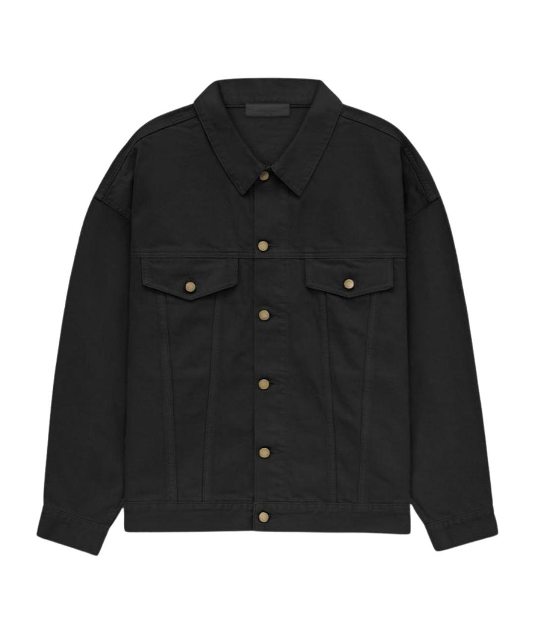 FEAR OF GOD ESSENTIALS Черная деним куртка, фото 1