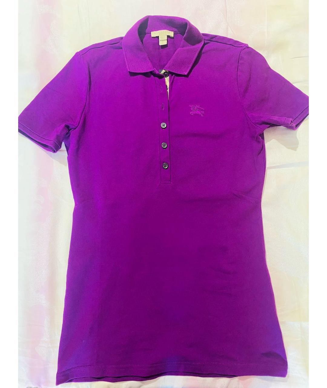 BURBERRY Фиолетовая футболка, фото 6