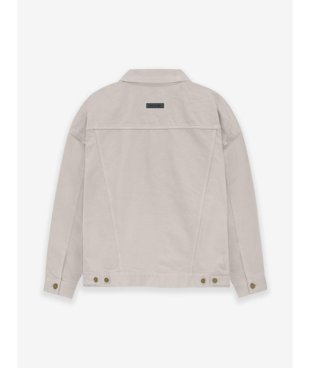 FEAR OF GOD ESSENTIALS Бежевая деним куртка, фото 2
