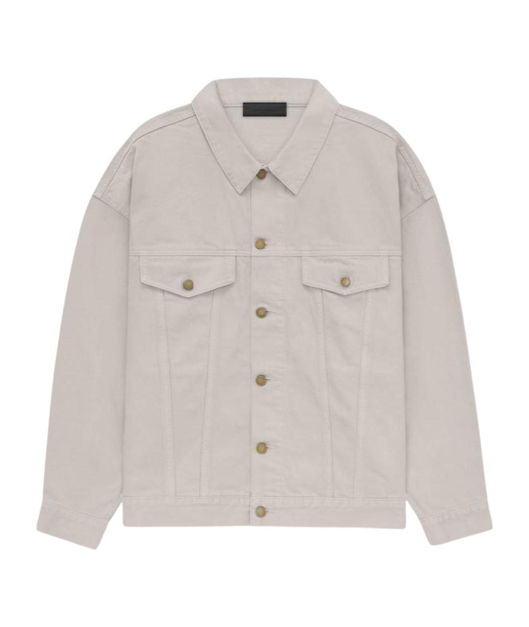 FEAR OF GOD ESSENTIALS Бежевая деним куртка, фото 1