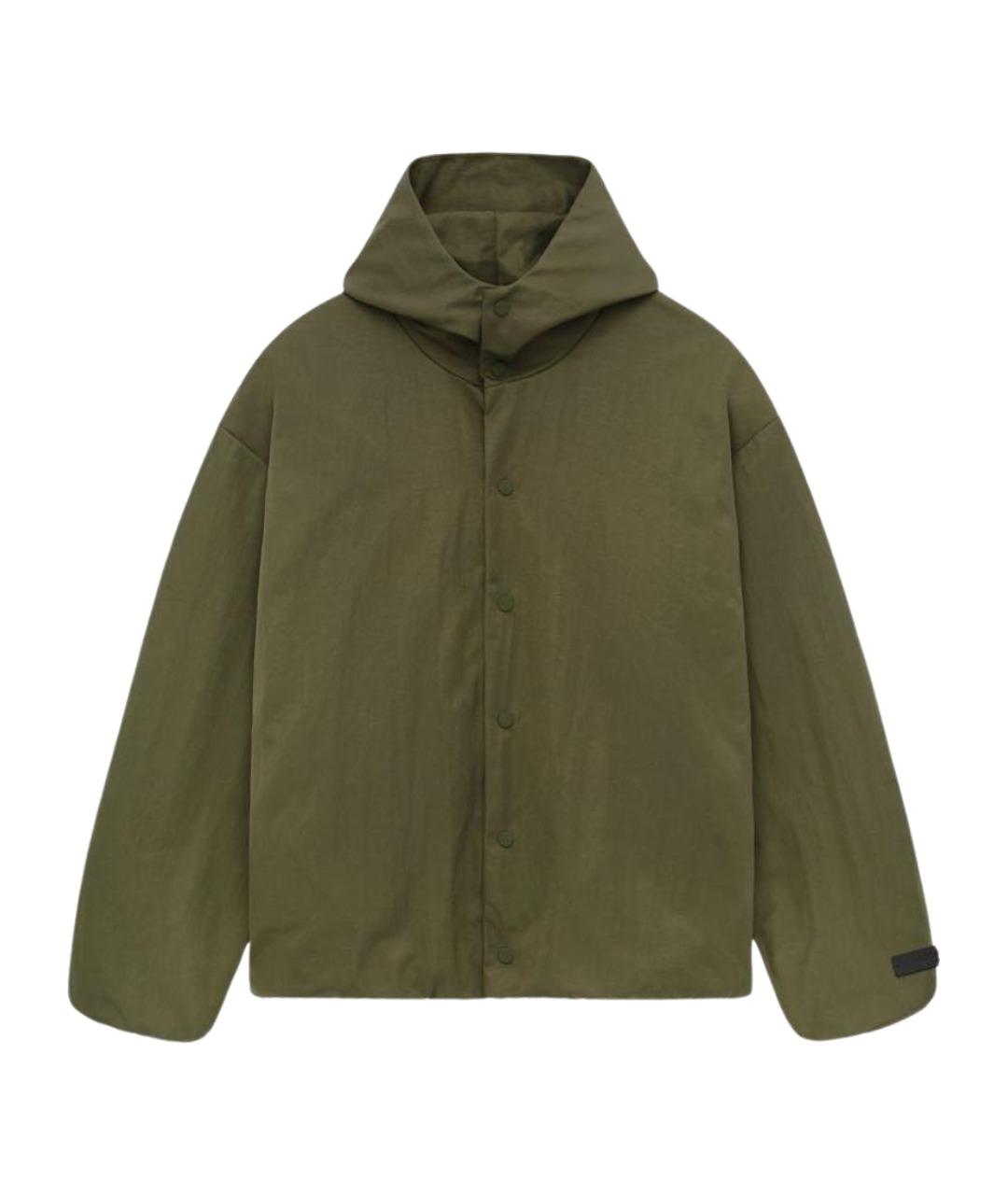 FEAR OF GOD ESSENTIALS Хаки нейлоновая куртка, фото 1