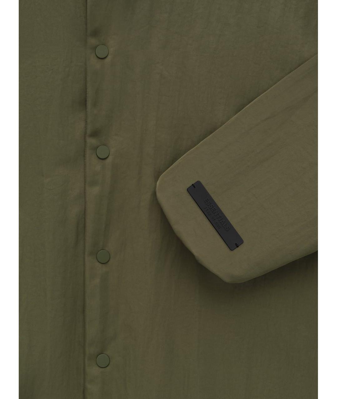 FEAR OF GOD ESSENTIALS Хаки нейлоновая куртка, фото 3