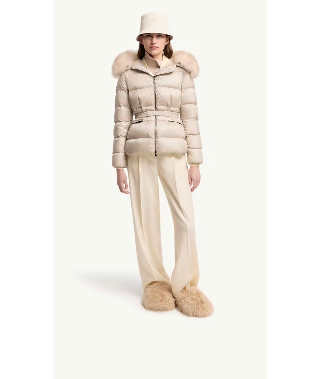 MONCLER Бежевая куртка, фото 4